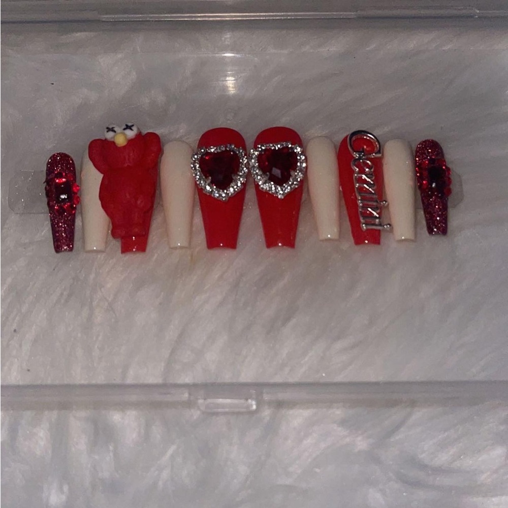 Gemini Press On Nails View 2